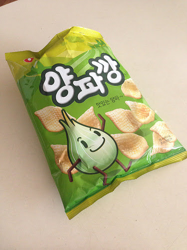 색연필로 양파깡 과자봉지 그리기 양파깡 봉지